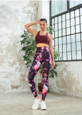 Γυναικείο κολάν αθλητικο. Fitness Style MULTI COLOUR