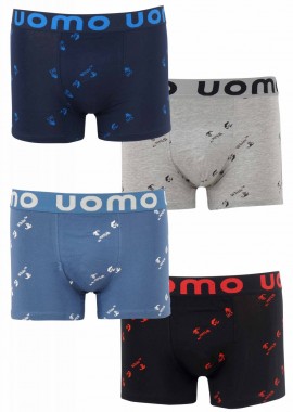 UOMO - Ανδρικό boxer εξωτερικό λάστιχο