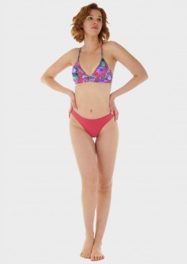gsecret - Γυναικείο σετ μαγιό bikini αποσπώμενη επένδυση slip παρτό μονόχρωμο.Καλύπτει B CUP ΣΑΠΙΟ ΜΗΛΟ