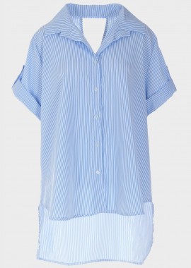 Πουκάμισο με ρίγες και πλάτη με φιόγκο ΣΙΕΛ