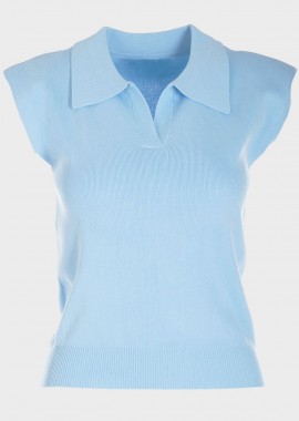 Μπλούζα γυναικεία ελαστική μονόχρωμη με βάτες ΣΙΕΛ