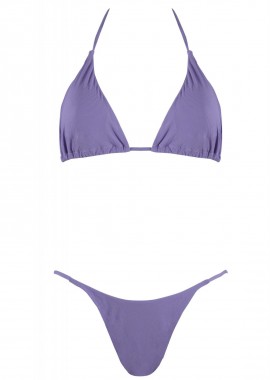 gsecret - Σέτ τρίγωνο μογιό αποσπώμενη ενίσχυση bikini brazilianne. Καλύπτει B Cup. ΛΙΛΑ