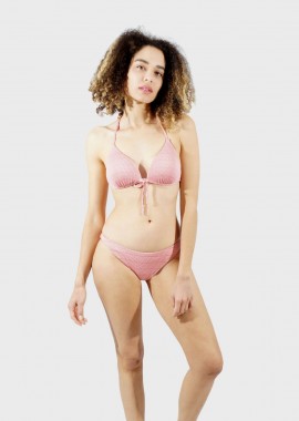 gsecret - Γυναικείο set bikini ενσωματωμένη push up ενίσχυση bikini κανονική γραμμή.B-C CUP ΡΟΖ