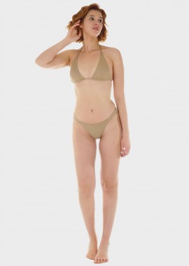 gsecret - Γυναικείο σετ μαγιό bikini τριγωνάκι αποσπώμενη επένδυση slip brazil .Καλύπτει B CUP SAND