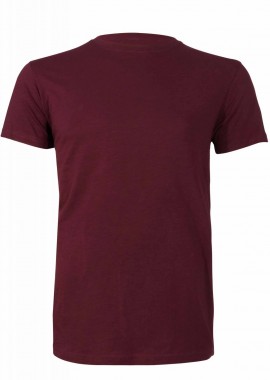 gsecret - Ανδρικό t-shirt κοντό μανίκι λαιμόκοψη. Basic Collection ΜΠΟΡΝΤΩ