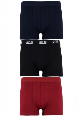 gsecret - Boxer αντρικό εξωτερικό λάστιχο 3 pack. MULTI COLOUR