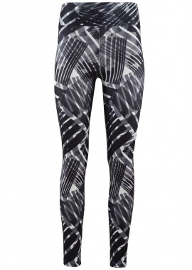 Γυναικείο κολάν lycra all-print. ΜΑΥΡΟ