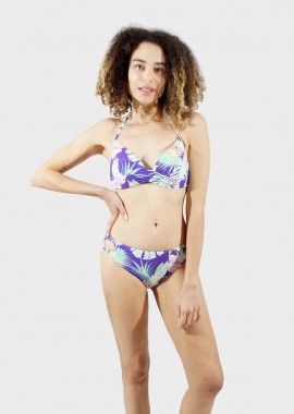 gsecret - Γυναικείο set bikini all print ενσωματωμένη ενίσχυση bikini μεσοκάβαλο κανονική γραμμή.Cup B ΜΩΒ