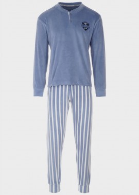 Ανδρική πιτζάμα coral fleece 