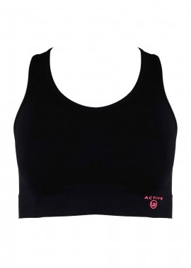 Γυναικείο αθλητικό top. Sports Collection ΜΑΥΡΟ