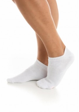INIZIO - ΑΝΔΡΙΚΗ ΚΟΦΤΗ ΜΟΝΟΧΡΩΜΗ ΚΑΛΤΣΑ ΠΕΤΣΕΤΕ 3PACK 4811 ΛΕΥΚΟ