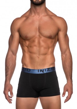ΜΑΥΡΟ BOXER ΜΕ ΕΞΩΤΕΡΙΚΟ ΛΑΣΤΙΧΟ ΚΑΙ LOGO ΙΝΙΖΙΟ 44000 ΜΑΥΡΟ/ΤΖΙΝ