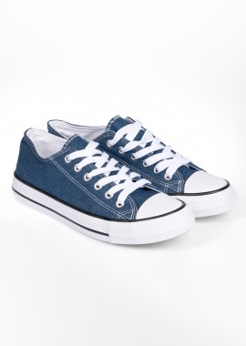 Basic sneakers πάνινα - Τζιν