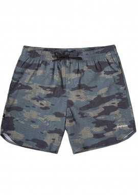 16” CAMO PRINT VOLLEY SHORTS ΜΠΛΕ