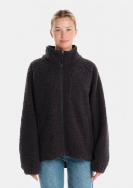 EMERSON WOMEN'S SHERPA JACKET ΜΑΥΡΟ