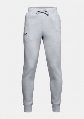 BOYS' UA RIVAL COTTON PANTS ΓΚΡΙ