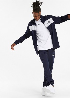 PUMA POLYESTER TRACKSUIT ΜΠΛΕ