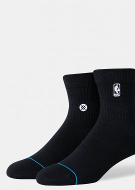 STANCE LOGOMAN ST QUARTER SOCKS ΜΑΥΡΟ