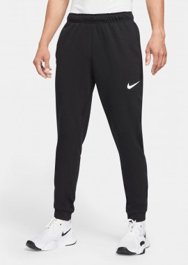 NIKE DRI-FIT TAPERED TRAINING PANTS ΜΑΥΡΟ