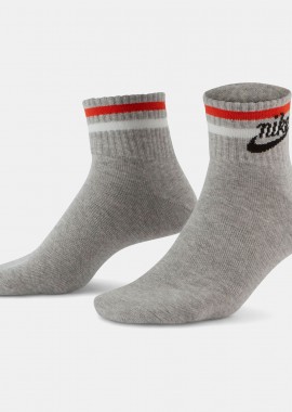 NIKE ESSENTIAL ANKLE SOCKS ΓΚΡΙ