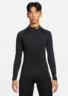 NIKE PRO DRI-FIT TRAINING LONG-SLEEVE TOP ΜΑΥΡΟ