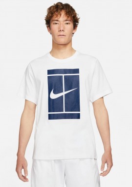 NIKE COURT TENNIS T-SHIRT ΑΣΠΡΟ
