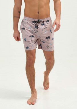 PRINTED COCOTEX HAWAII VOLLEY SHORTS ΡΟΖ