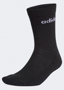 ADIDAS SPORT INSPIRED - HALF-CUSHIONED CREW SOCKS 3 PAIRS ΜΑΥΡΟ