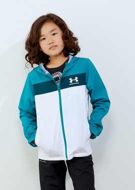 UNDER ARMOUR - BOYS' UNDER ARMOUR SPORTSTYLE WINDBREAKER ΠΡΑΣΙΝΟ