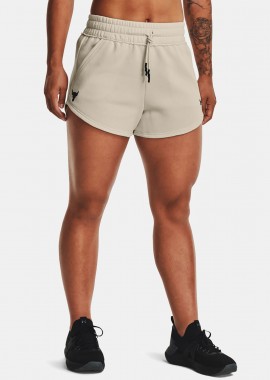 UA PROJECT ROCK FLEECE SHORTS ΓΚΡΙ