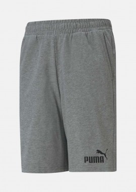 KIDS' PUMA ESSENTIALS JERSEY SHORTS ΓΚΡΙ