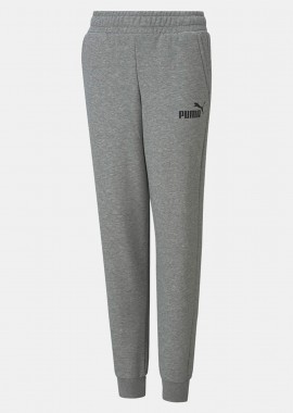 PUMA ESSENTIALS LOGO KIDS PANTS ΓΚΡΙ