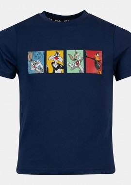 FILA - KIDS WB LOONEY TUNES LASEL T-SHIRT ΜΠΛΕ