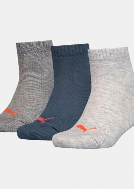 PUMA KIDS QUARTER 3P SOCKS ΠΟΛΥΧΡΩΜΟ