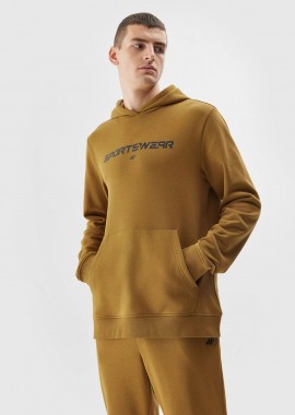 4F - 4F MEN'S PULLOVER HOODIE ΚΑΦΕ