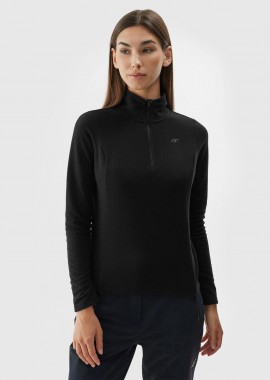 4F - 4F WOMEN'S THERMOACTIVE FLEECE UNDERWEAR TOP ΜΑΥΡΟ