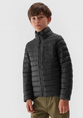 4F BOY'S SYNTHETIC-FILL DOWN JACKET ΜΑΥΡΟ