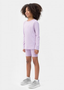 4F - 4F GIRL'S KNITTED BIKER LEGGINGS ΜΩΒ