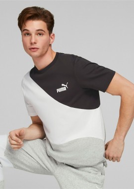 PUMA POWER CAT T-SHIRT ΓΚΡΙ