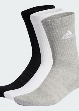 ADIDAS PERFORMANCE - ADIDAS CUSHIONED CREW SOCKS 3 PAIRS ΠΟΛΥΧΡΩΜΟ