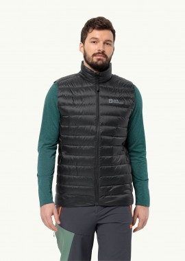 JACK WOLFSKIN - JACK WOLFSKIN PILVI DOWN VEST ΜΑΥΡΟ