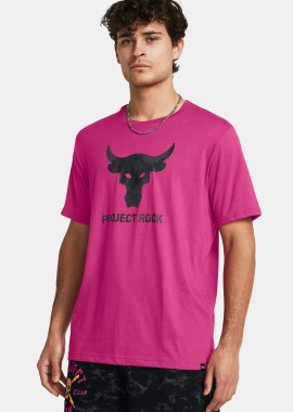 UNDER ARMOUR - UNDER ARMOUR PROJECT ROCK PAYOFF GRAPHIC T-SHIRT ΡΟΖ