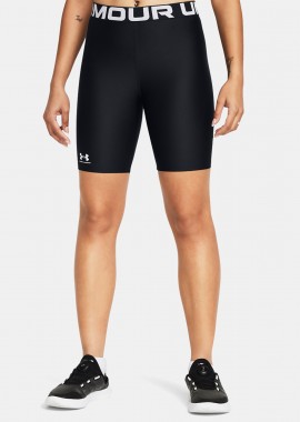 UNDER ARMOUR AUTHENTICS HEATGEAR BIKE 8IN SHORTS ΜΑΥΡΟ