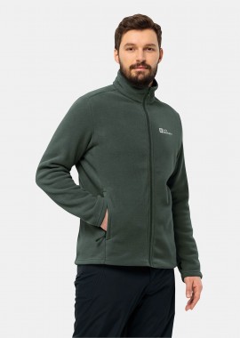 JACK WOLFSKIN WINTERSTEIN FULL-ZIP FLEECE JACKET ΧΑΚΙ