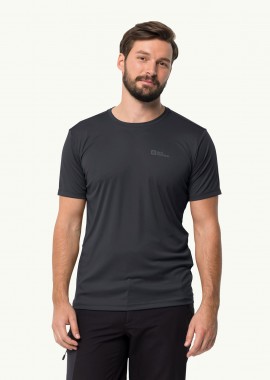 JACK WOLFSKIN - JACK WOLFSKIN TECH FUNCTIONAL T-SHIRT ΓΚΡΙ