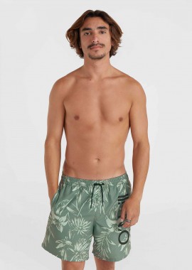 O'NEILL MIX & MATCH CALI FLORAL 16'' SWIM SHORTS ΠΡΑΣΙΝΟ
