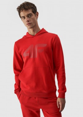 4F MEN'S PULLOVER HOODIE ΚΟΚΚΙΝΟ