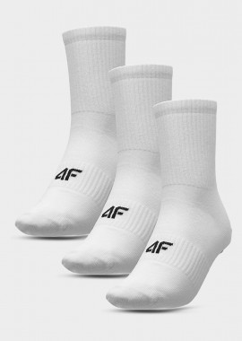 4F - 4F MEN'S CASUAL CREW SOCKS (3-PACK) ΑΣΠΡΟ
