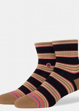 STANCE - STANCE SPEAKEASY QUARTER SOCKS ΜΑΥΡΟ