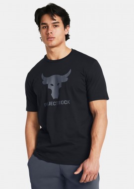UNDER ARMOUR PROJECT ROCK PAYOFF GRAPHIC T-SHIRT ΜΑΥΡΟ